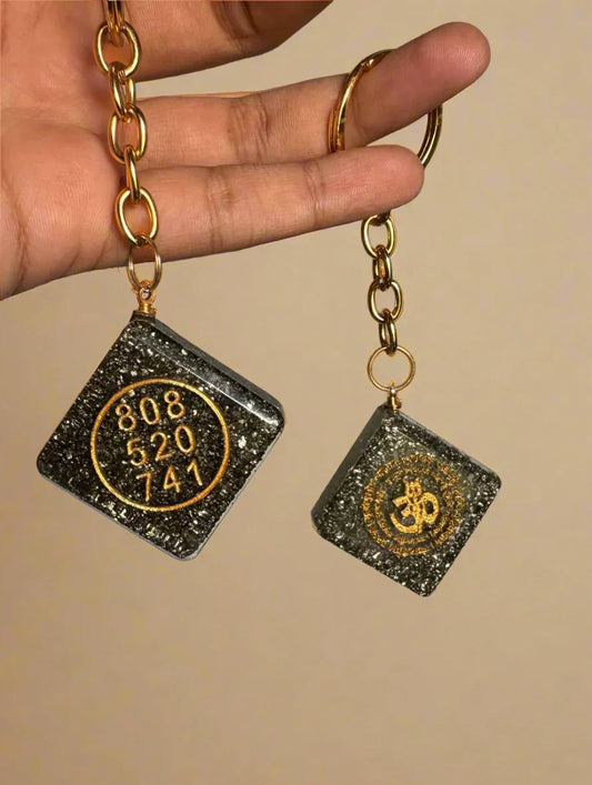Pyrite Dhan Varsha Keychain