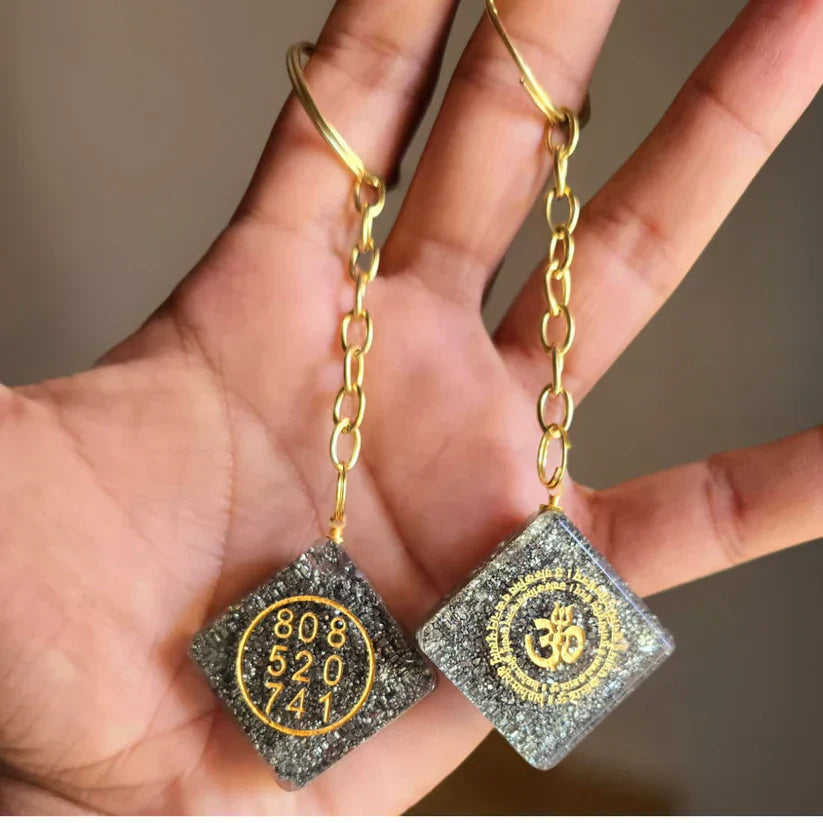 Pyrite Dhan Varsha Keychain