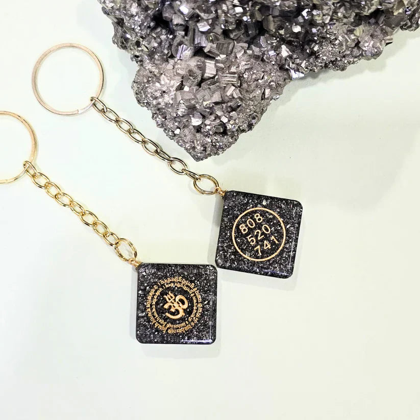 Pyrite Dhan Varsha Keychain