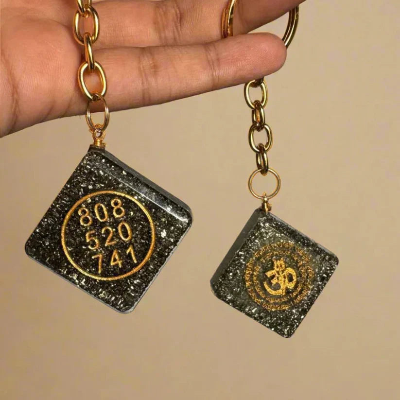 Pyrite Dhan Varsha Keychain